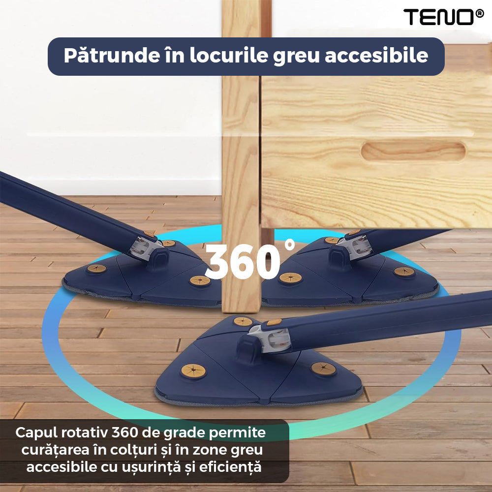 Mop Rotativ Cu Stoarcere Automata 130 cm
