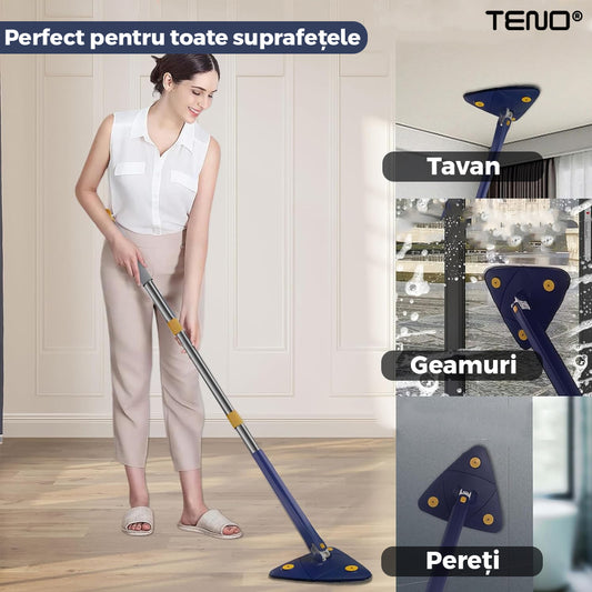 Mop Rotativ Cu Stoarcere Automata 130 cm