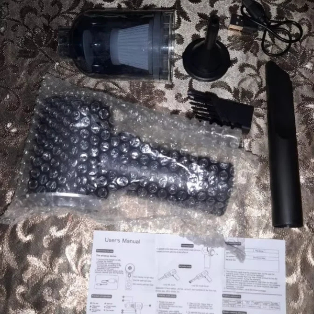 Aspirator 2 în 1 portabil pentru casă și mașină